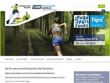 Tablet Screenshot of debrabantsewalmarathon.nl